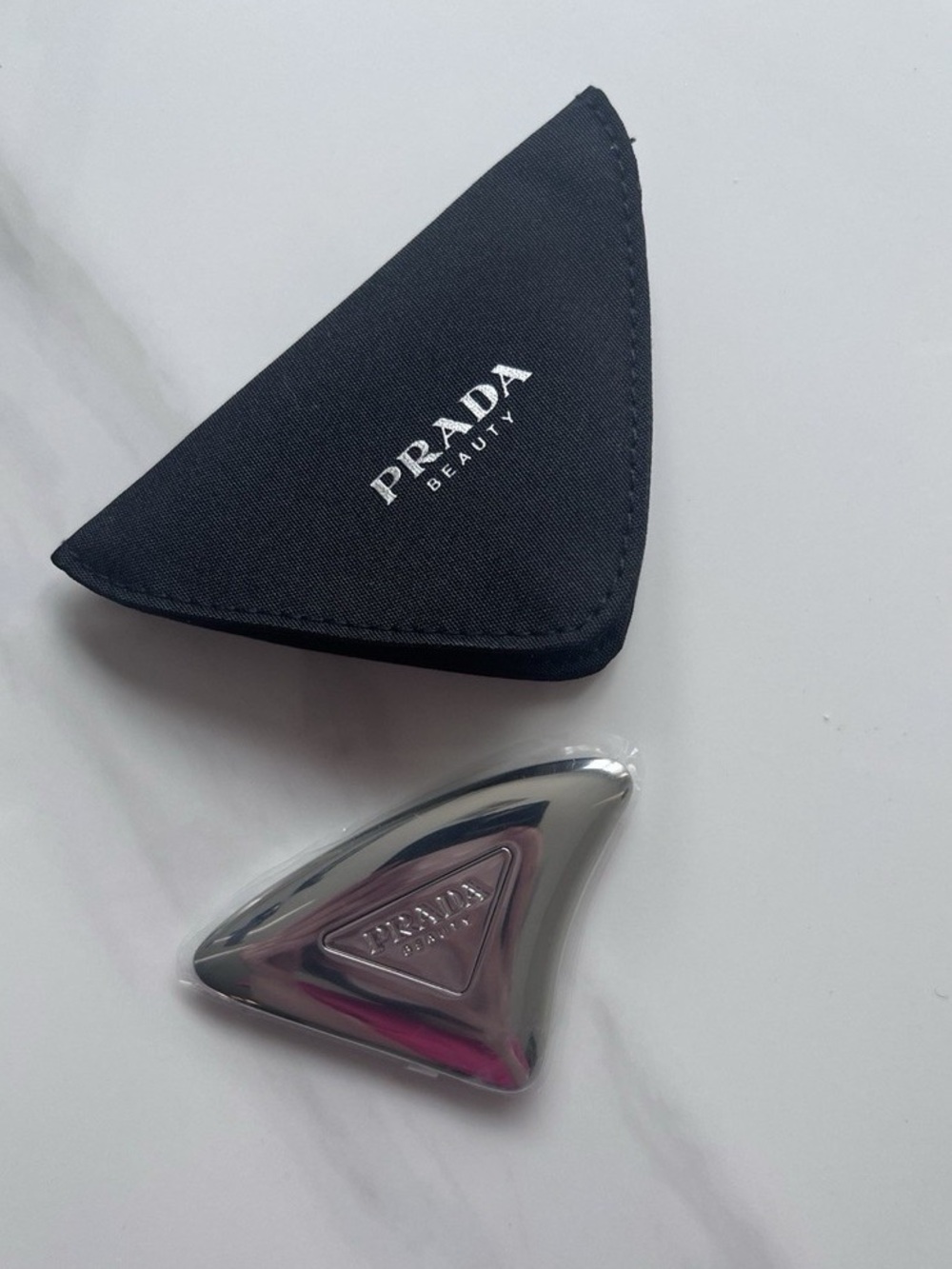 Prada Guasha 100% metal gua sha beauty tool New in dust bag! Best gift GWP